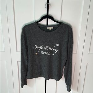 Z Supply Charcoal Knit Top